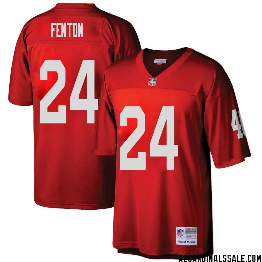 Rashad Fenton No 24 Arizona Cardinals Mitchell Ness Big Tall 2000 Retired Player Replica Jersey Red