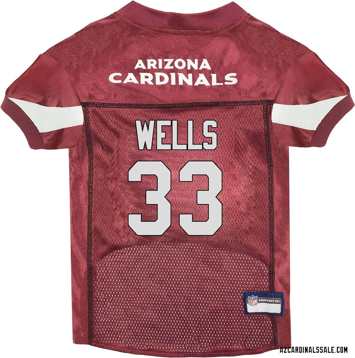 Reggie Wells No 33 Arizona Cardinals Dog Red Jersey 1