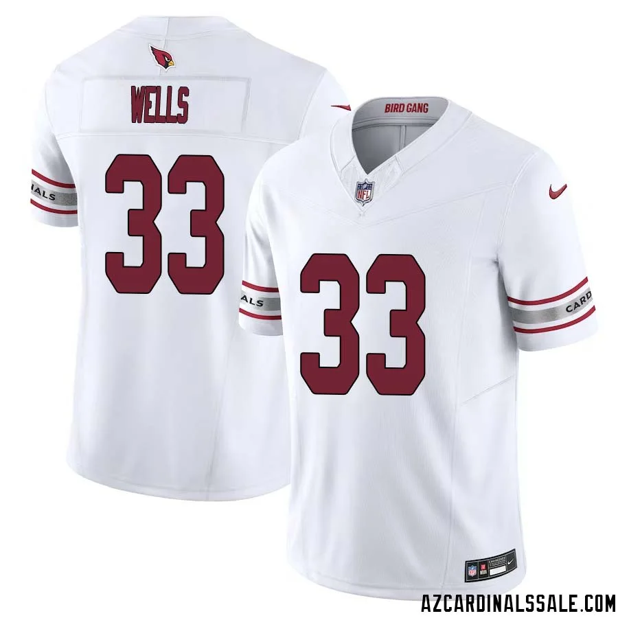 Reggie Wells No 33 Arizona Cardinals Vapor F.U.S.E. Limited Jersey White 1