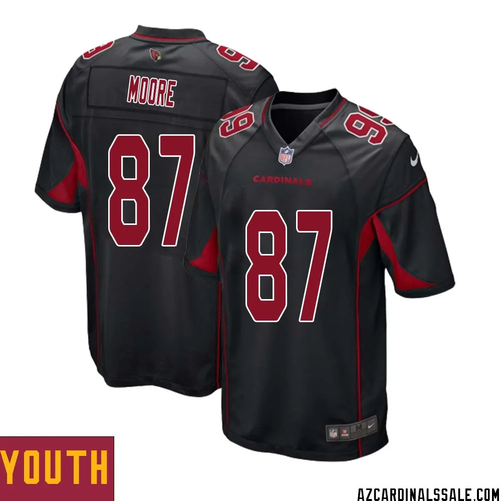 Rob Moore No 87 Arizona Cardinals Alternate Game Jersey Cardinal for Youth 1