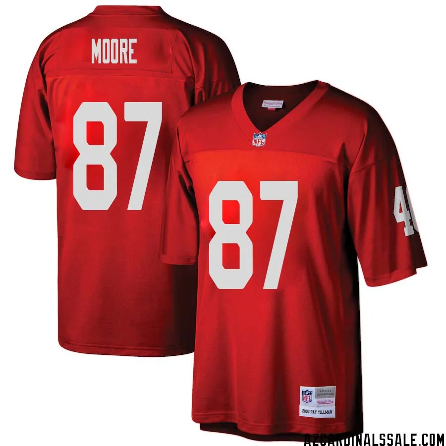Rob Moore No 87 Arizona Cardinals Mitchell Ness Big Tall 2000 Retired Player Replica Jersey Red