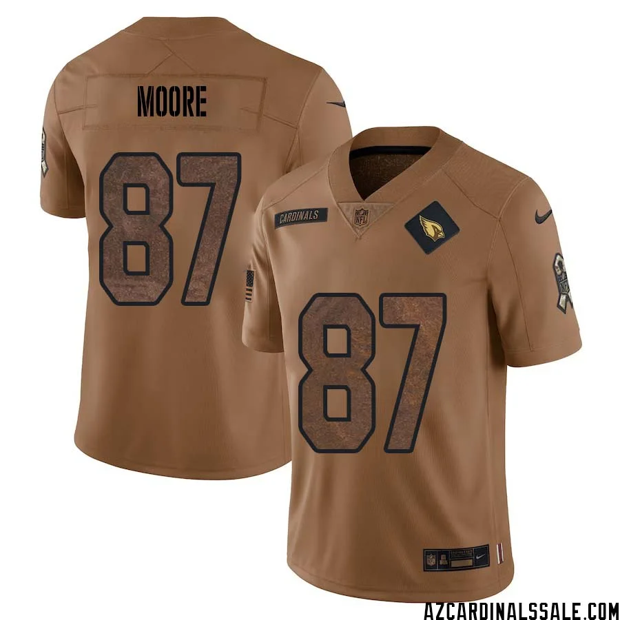 Rob Moore No 87 Men Brown Arizona Cardinals 2023 Salute To Service Retired Player Limited Jersey