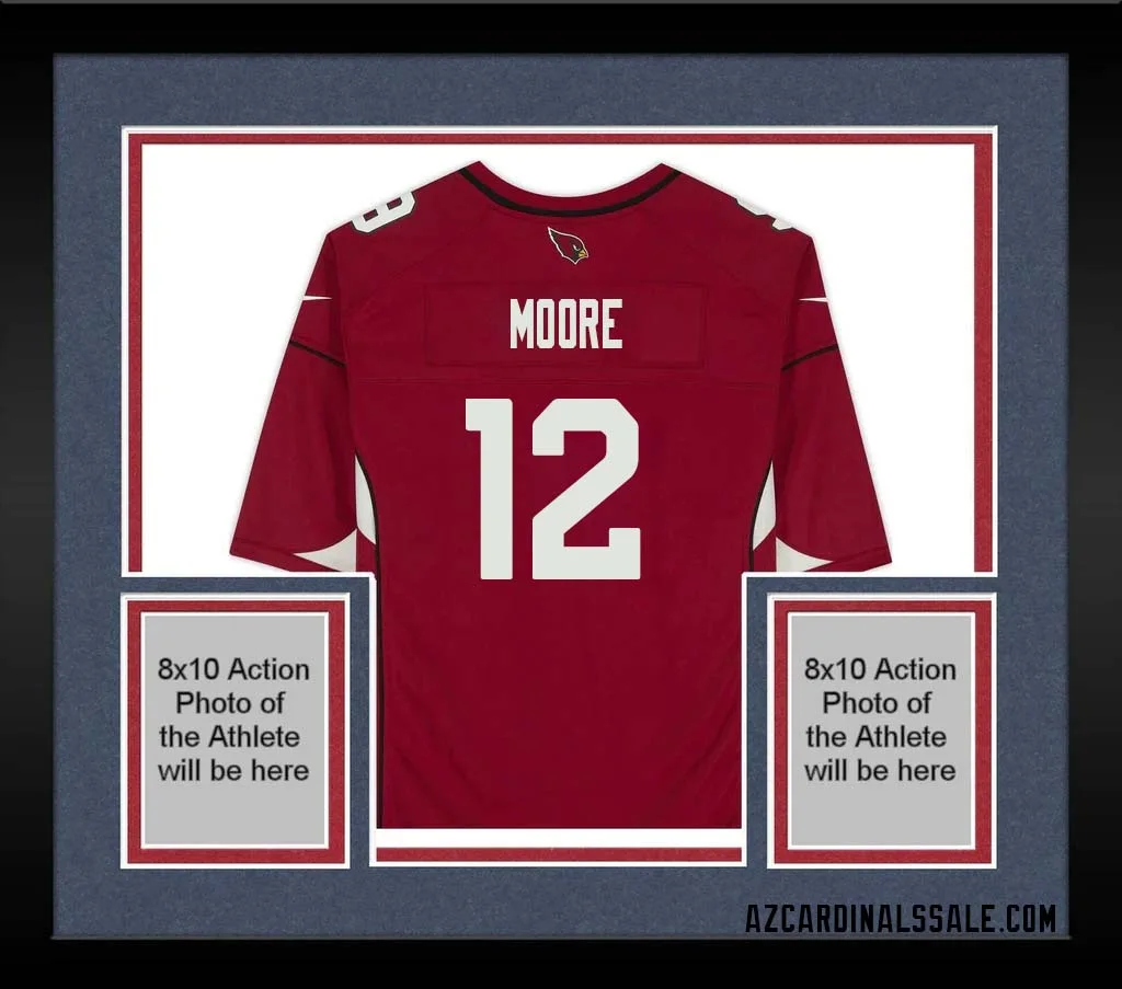 Rondale Moore No 12 Arizona Cardinals Autographed Red Game Jersey