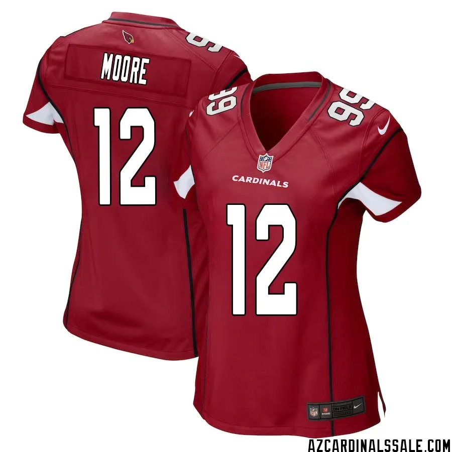 Rondale Moore No 12 Arizona Cardinals Home Game Jersey Cardinal for Women 1