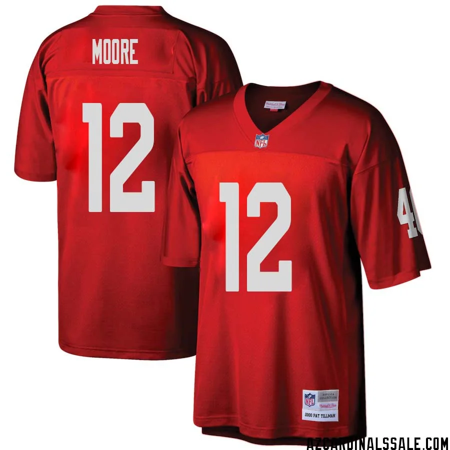 Rondale Moore No 12 Arizona Cardinals Mitchell Ness Big Tall 2000 Retired Player Replica Jersey Red 1