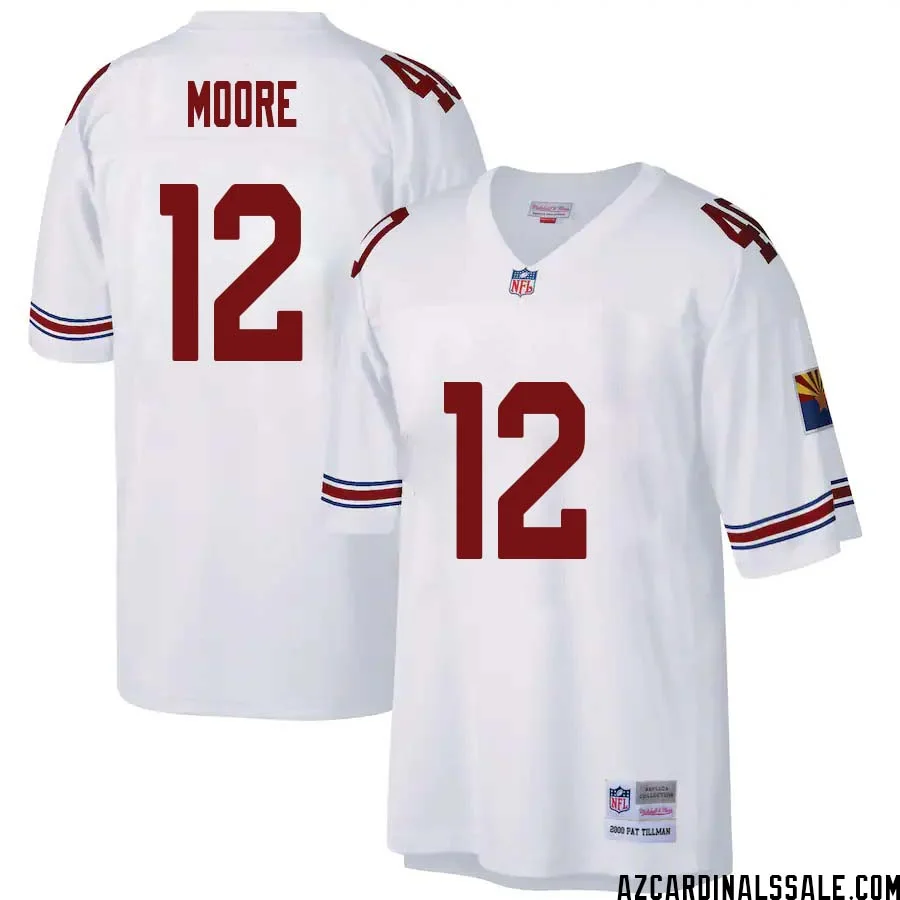 Rondale Moore No 12 Arizona Cardinals Mitchell Ness Big Tall 2000 Retired Player Replica Jersey White 1