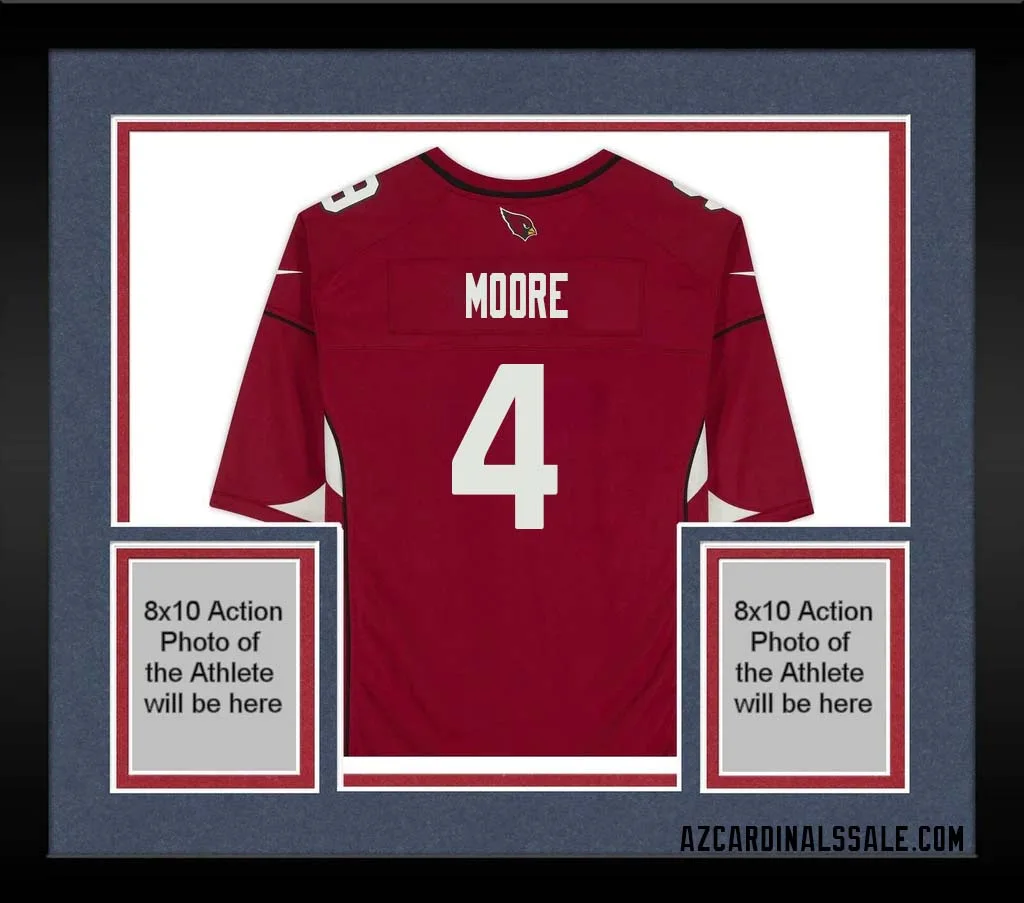Rondale Moore No 4 Arizona Cardinals Autographed Red Game Jersey