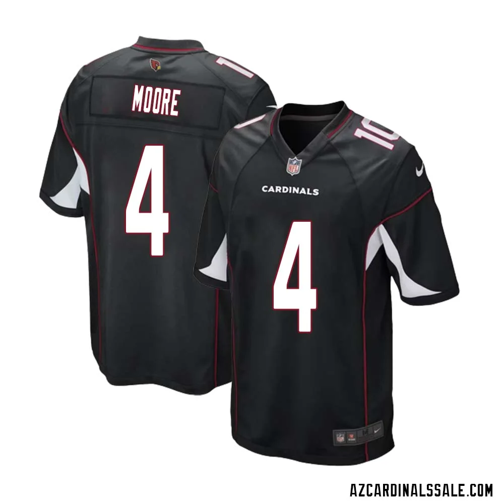 Rondale Moore No 4 Arizona Cardinals Black Alternate Game Jersey Cardinal for Men 1