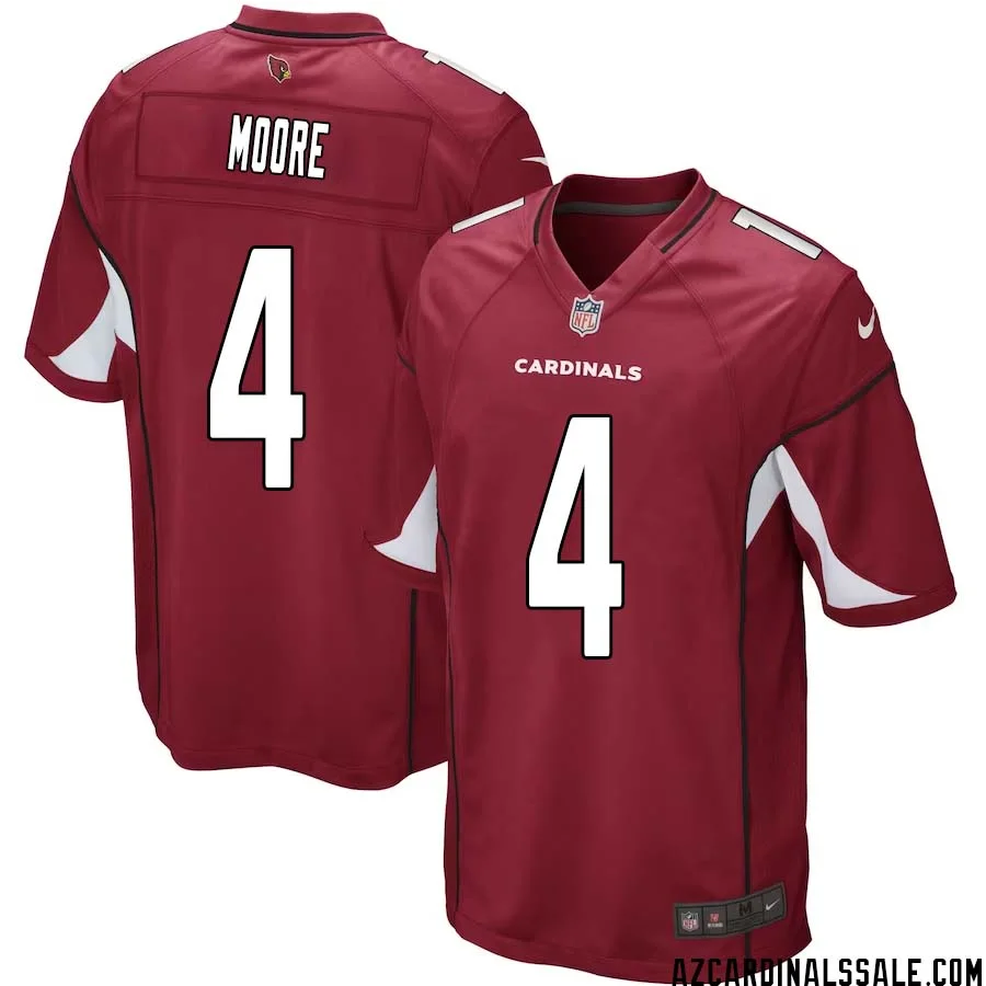 Rondale Moore No 4 Arizona Cardinals Home Game Jersey Cardinal for Men