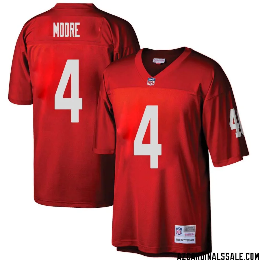 Rondale Moore No 4 Arizona Cardinals Mitchell Ness Big Tall 2000 Retired Player Replica Jersey Red 1