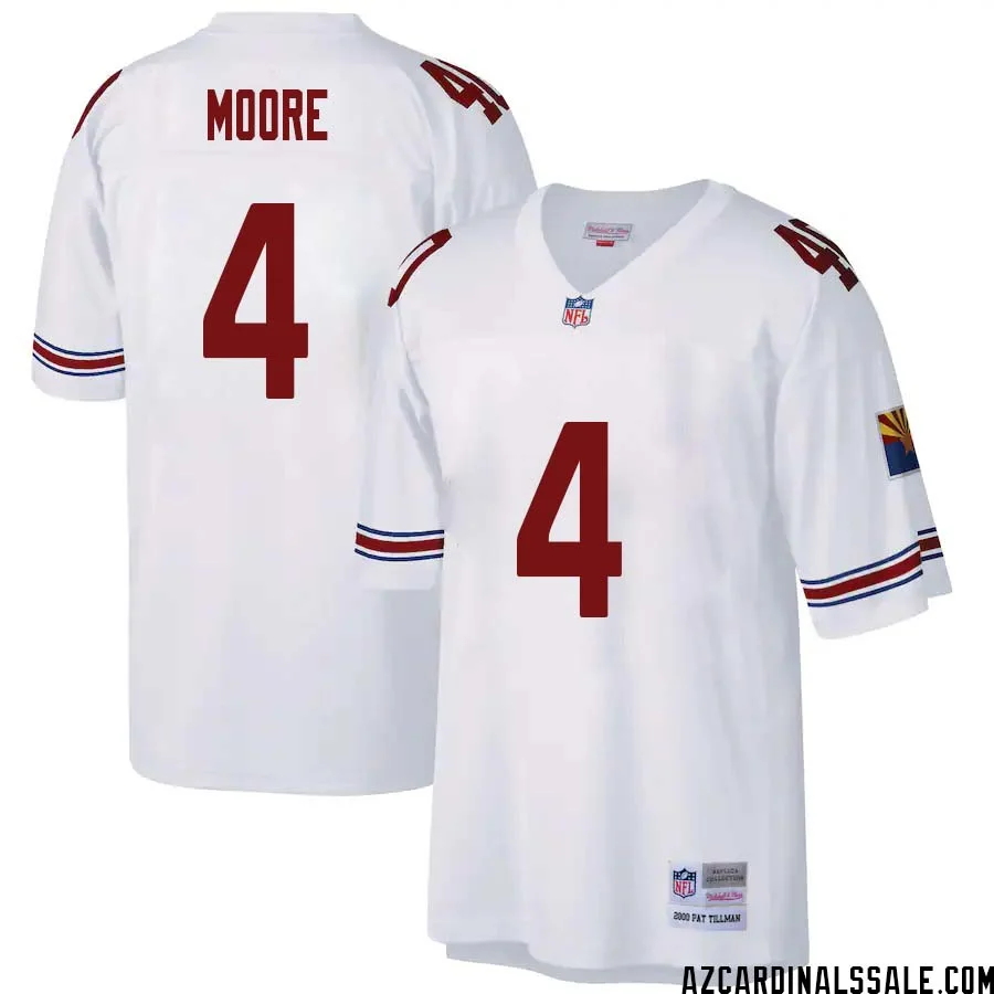 Rondale Moore No 4 Arizona Cardinals Mitchell Ness Big Tall 2000 Retired Player Replica Jersey White 1