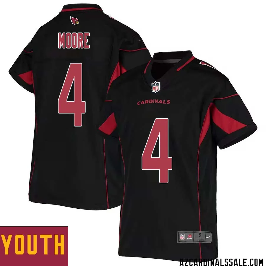 Rondale Moore No 4 Youth Black Arizona Cardinals Color Rush Vapor Limited Jersey 1