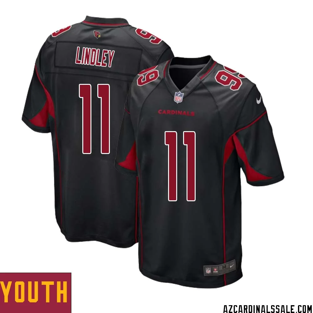 Ryan Lindley No 11 Arizona Cardinals Alternate Game Jersey Cardinal for Youth