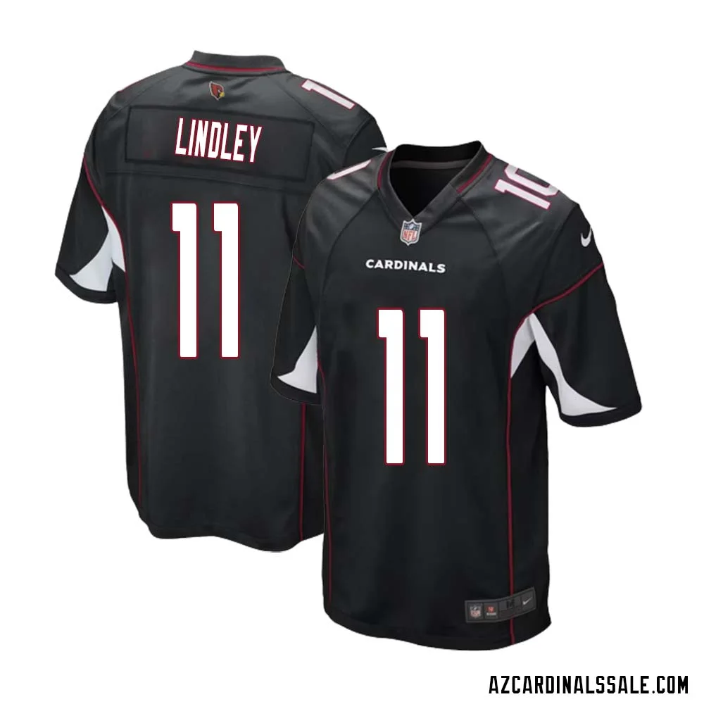 Ryan Lindley No 11 Arizona Cardinals Black Alternate Game Jersey Cardinal for Men 1