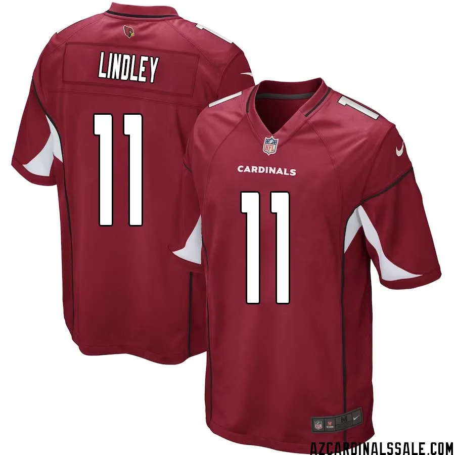 Ryan Lindley No 11 Arizona Cardinals Home Game Jersey Cardinal for Men