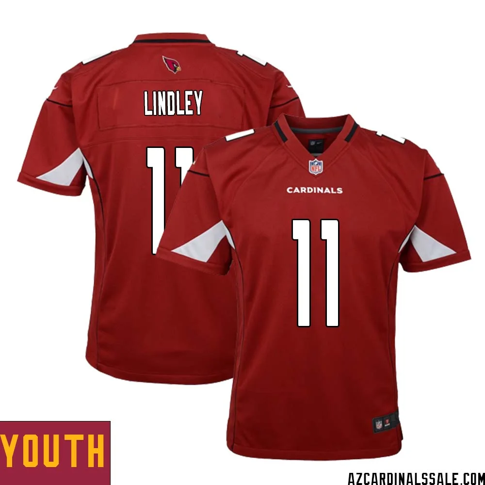 Ryan Lindley No 11 Arizona Cardinals Home Game Jersey Cardinal for Youth