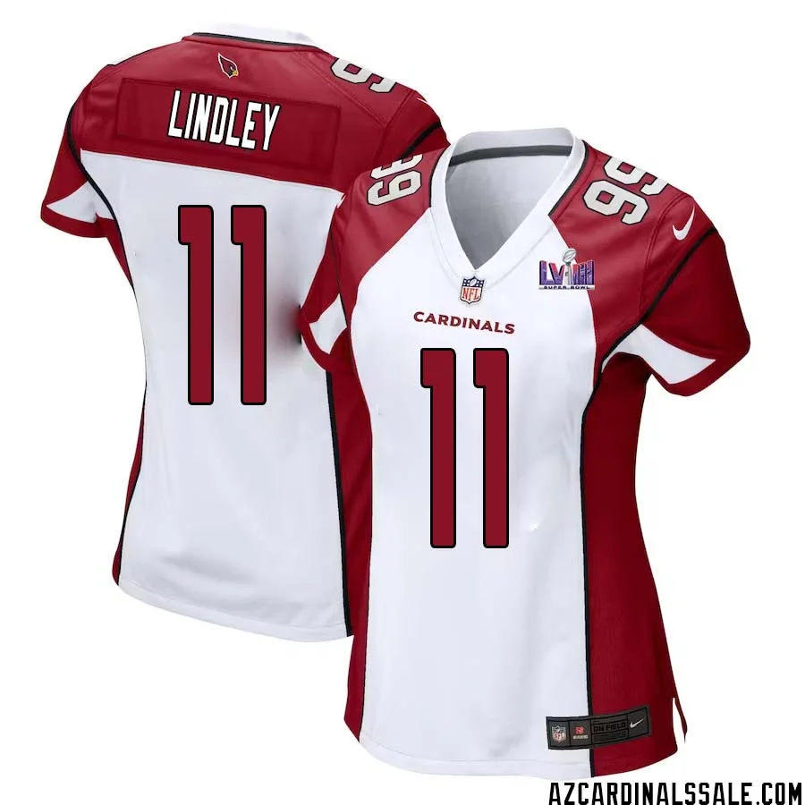 Ryan Lindley No 11 Arizona Cardinals Super Bowl LVIII Away Game Jersey Cardinal for Women