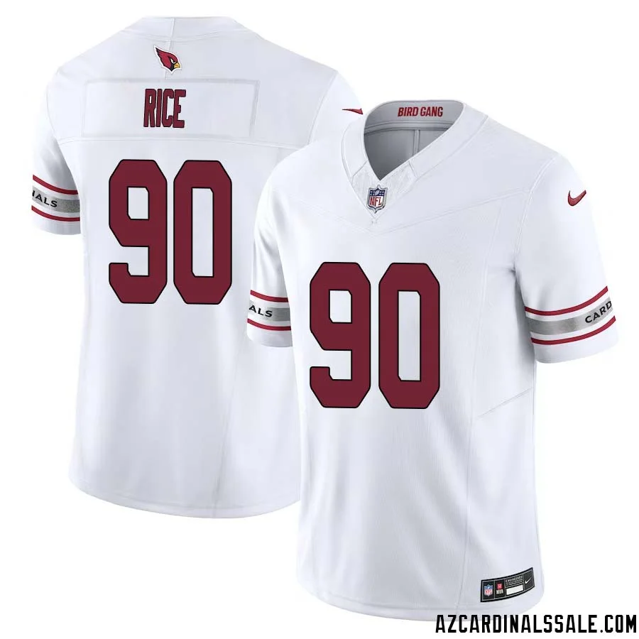 Simeon Rice No 90 Arizona Cardinals Vapor F.U.S.E. Limited Jersey White 1