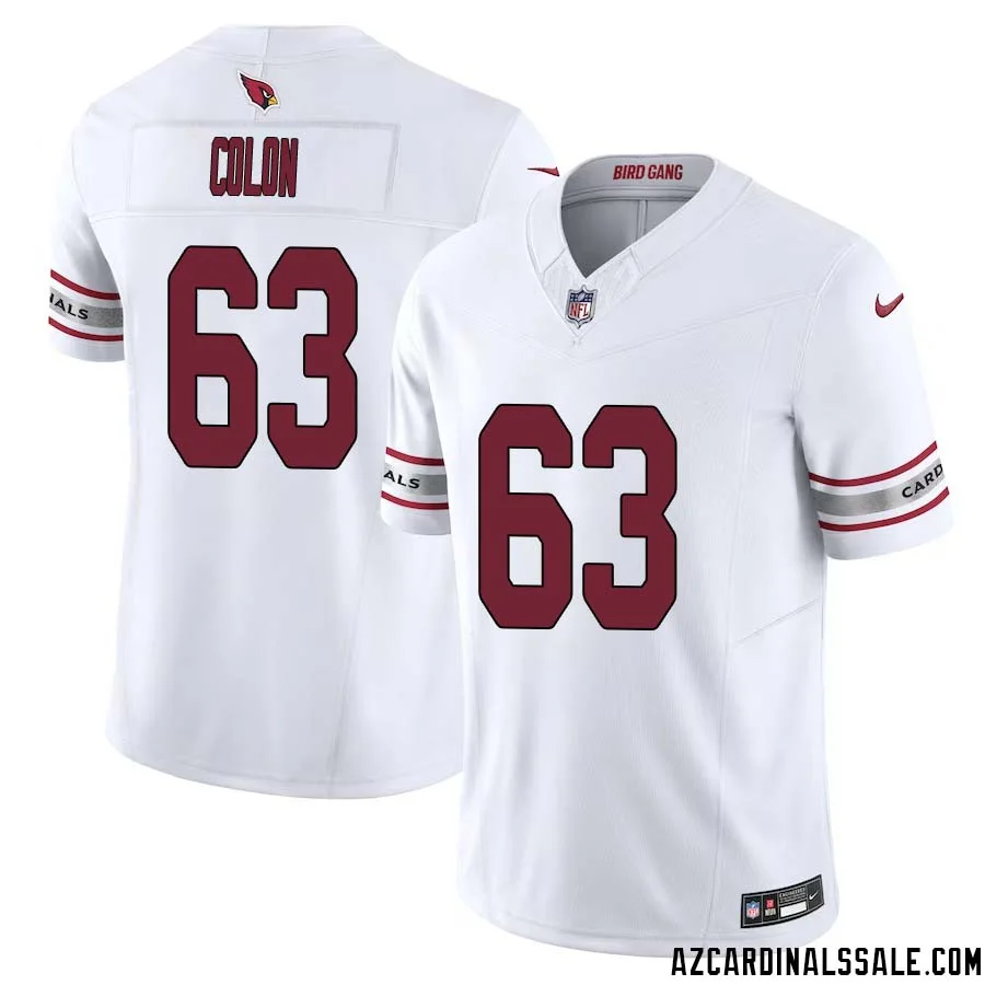 Trystan Colon No 63 Arizona Cardinals Vapor F.U.S.E. Limited Jersey White