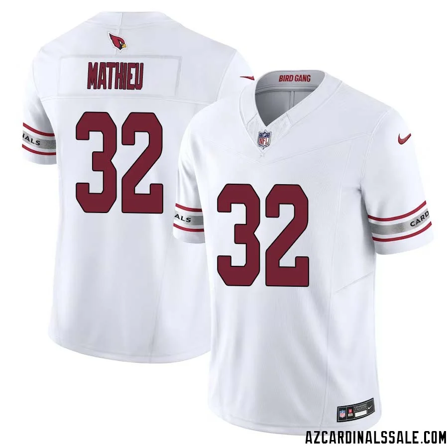 Tyrann Mathieu No 32 Arizona Cardinals Vapor F.U.S.E. Limited Jersey White 1