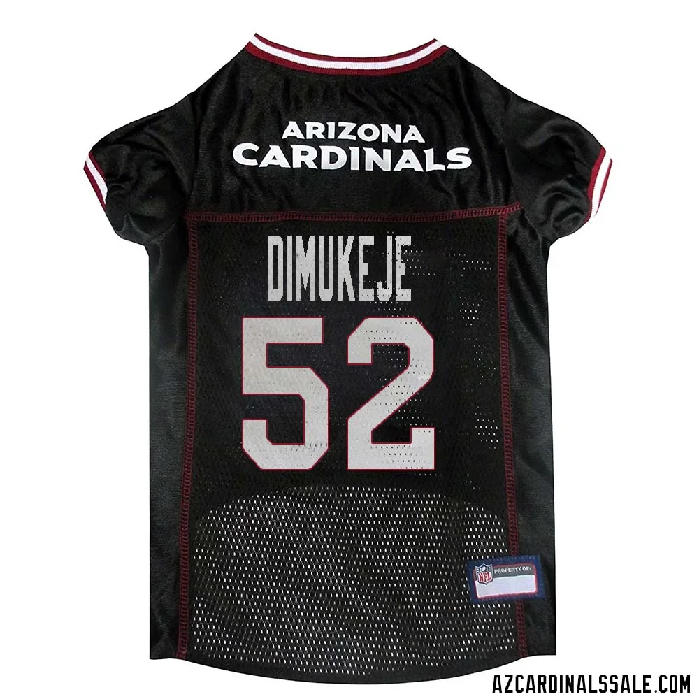 Victor Dimukeje No 52 Arizona Cardinals Dog Black Jersey 1