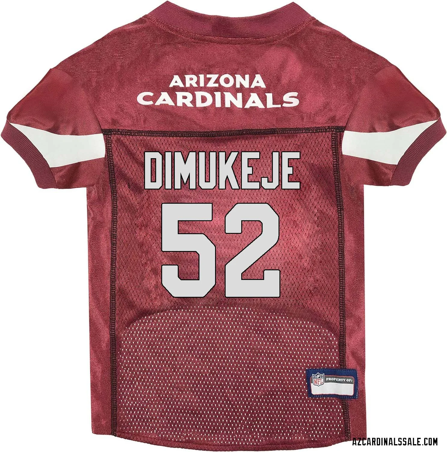 Victor Dimukeje No 52 Arizona Cardinals Dog Red Jersey