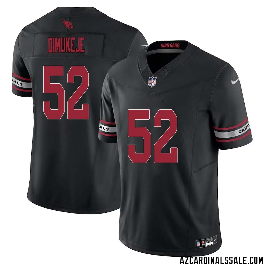Victor Dimukeje No 52 Arizona Cardinals Vapor F.U.S.E. Limited Jersey Black 1
