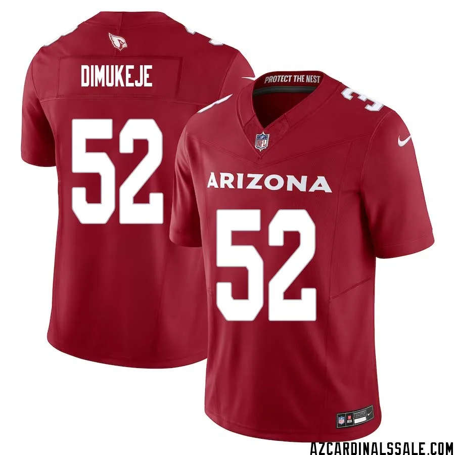 Victor Dimukeje No 52 Arizona Cardinals Vapor F.U.S.E. Limited Jersey Red 1