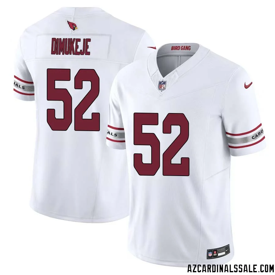 Victor Dimukeje No 52 Arizona Cardinals Vapor F.U.S.E. Limited Jersey White