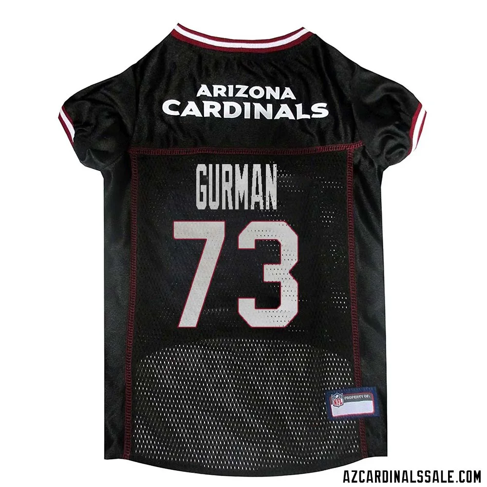 Vitaliy Gurman No 73 Arizona Cardinals Dog Black Jersey