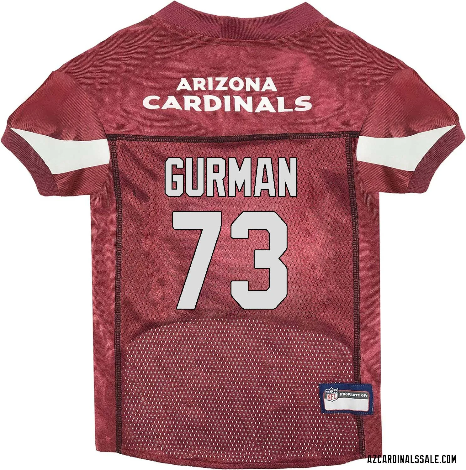 Vitaliy Gurman No 73 Arizona Cardinals Dog Red Jersey 1