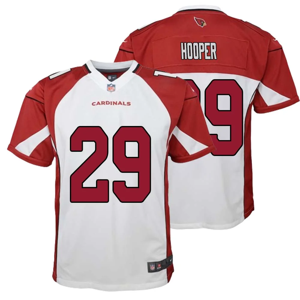 William Hooper No 29 Arizona Cardinals Away Game Jersey Cardinal for Youth