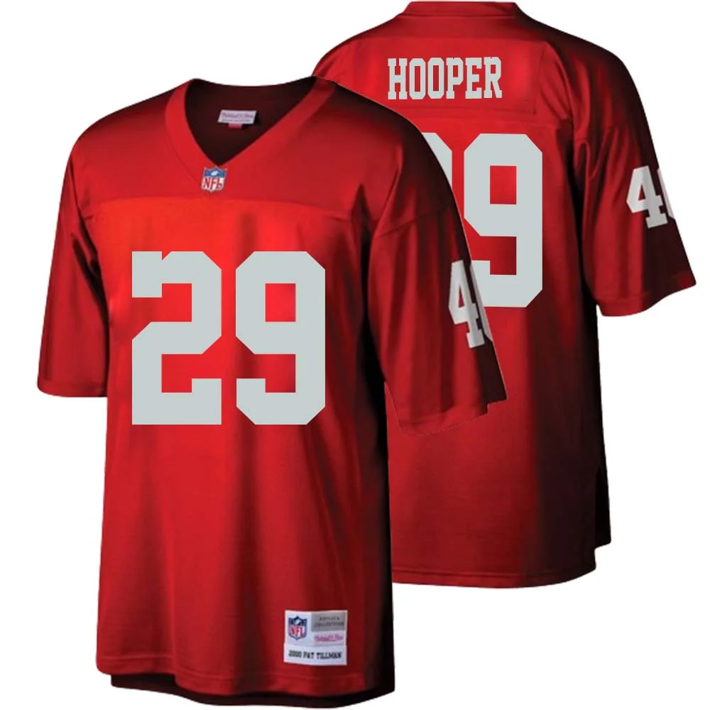 William Hooper No 29 Arizona Cardinals Mitchell Ness Big Tall 2000 Retired Player Replica Jersey Red 1