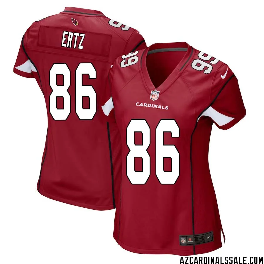 Zach Ertz No 86 Arizona Cardinals Home Game Jersey Cardinal for Women 1