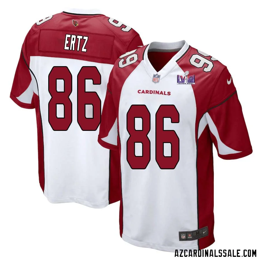 Zach Ertz No 86 Arizona Cardinals Super Bowl LVIII Away Game Jersey Cardinal for Men 1