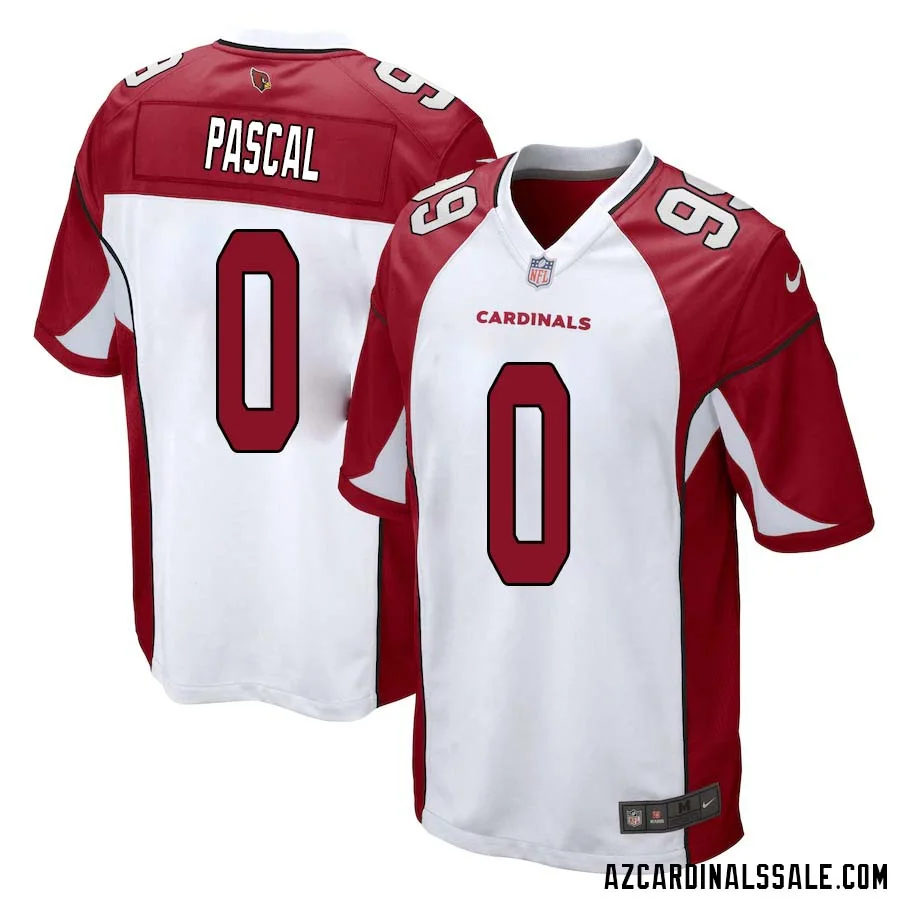 Zach Pascal No 0 Arizona Cardinals Away Game Jersey Cardinal for Men 1