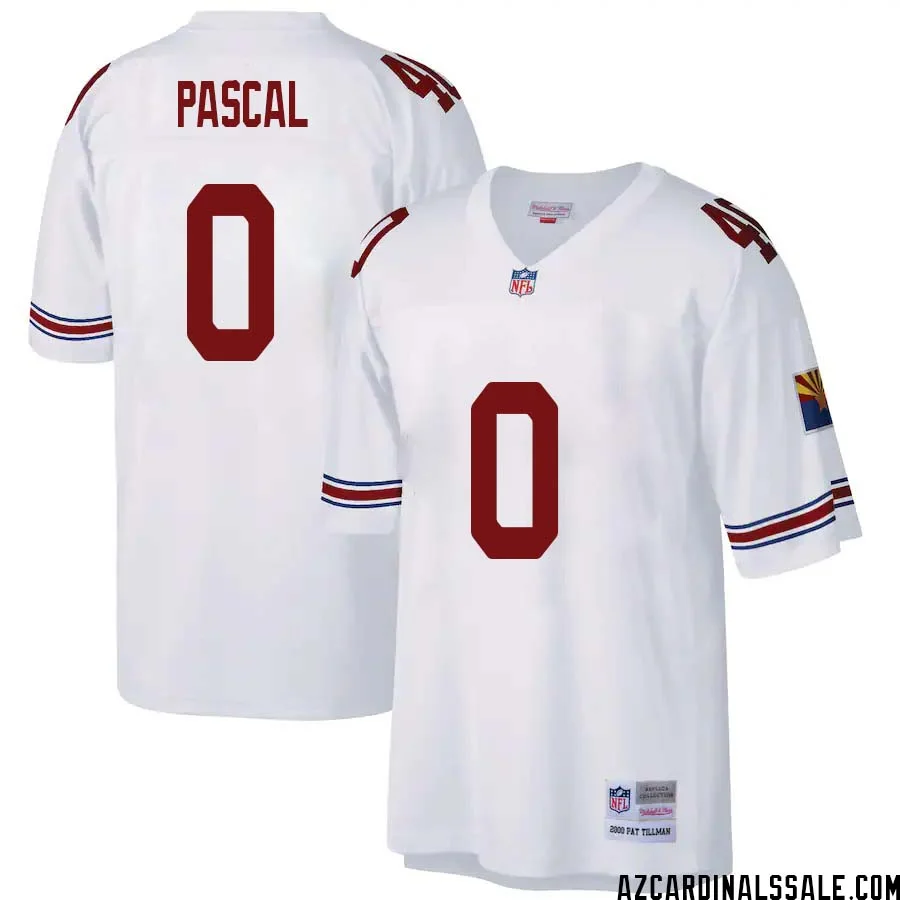 Zach Pascal No 0 Arizona Cardinals Mitchell Ness Big Tall 2000 Retired Player Replica Jersey White