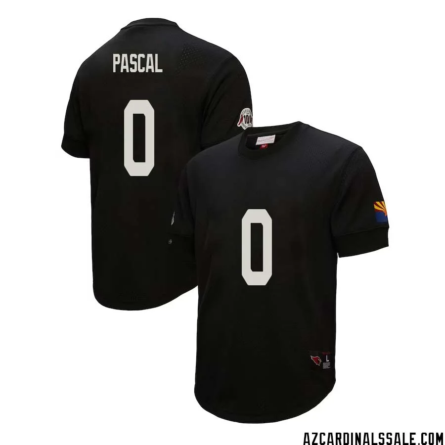 Zach Pascal No 0 Arizona Cardinals Mitchell Ness Retired Player Name Number Mesh Top Black