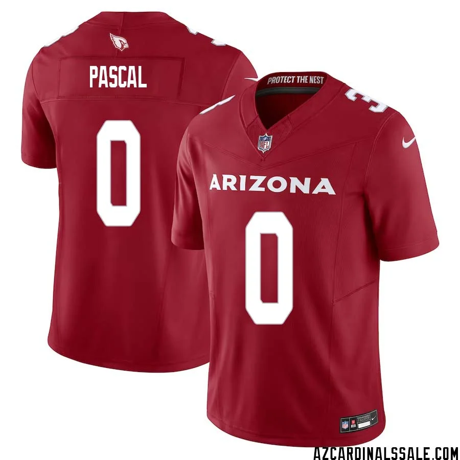 Zach Pascal No 0 Arizona Cardinals Vapor F.U.S.E. Limited Jersey Red 1
