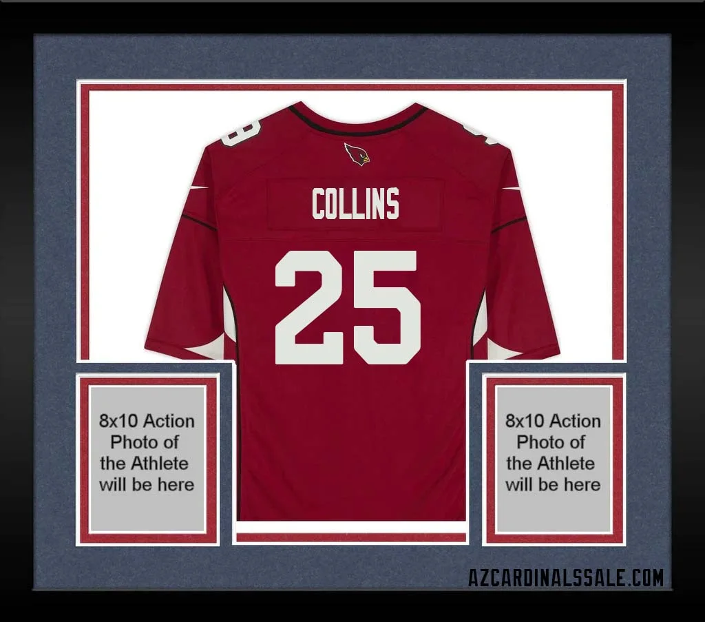 Zaven Collins No 25 Arizona Cardinals Autographed Red Game Jersey 1