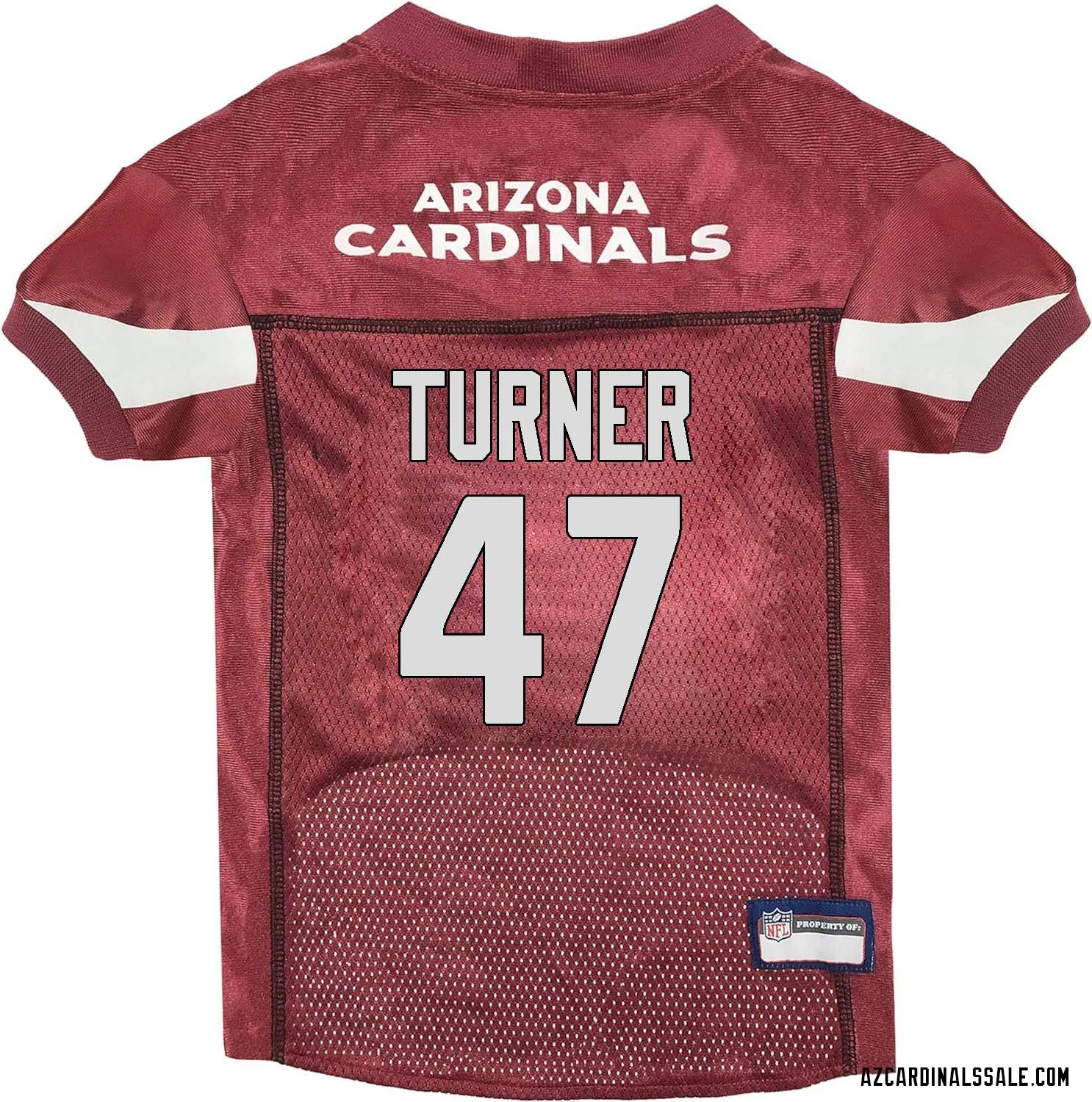 Zeke Turner No 47 Arizona Cardinals Dog Red Jersey 1