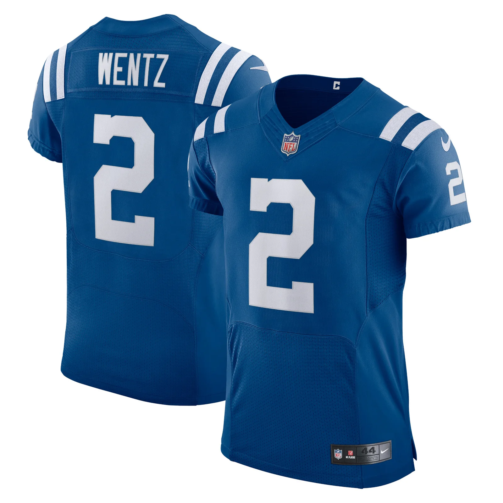 Men'sCarson Wentz Indianapolis Colts Vapor Elite Player Jersey - Royal -