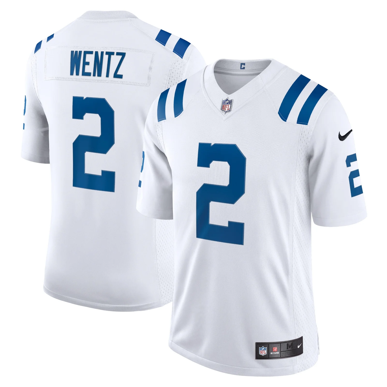 Men'sCarson Wentz Indianapolis Colts Vapor Limited Jersey - White -