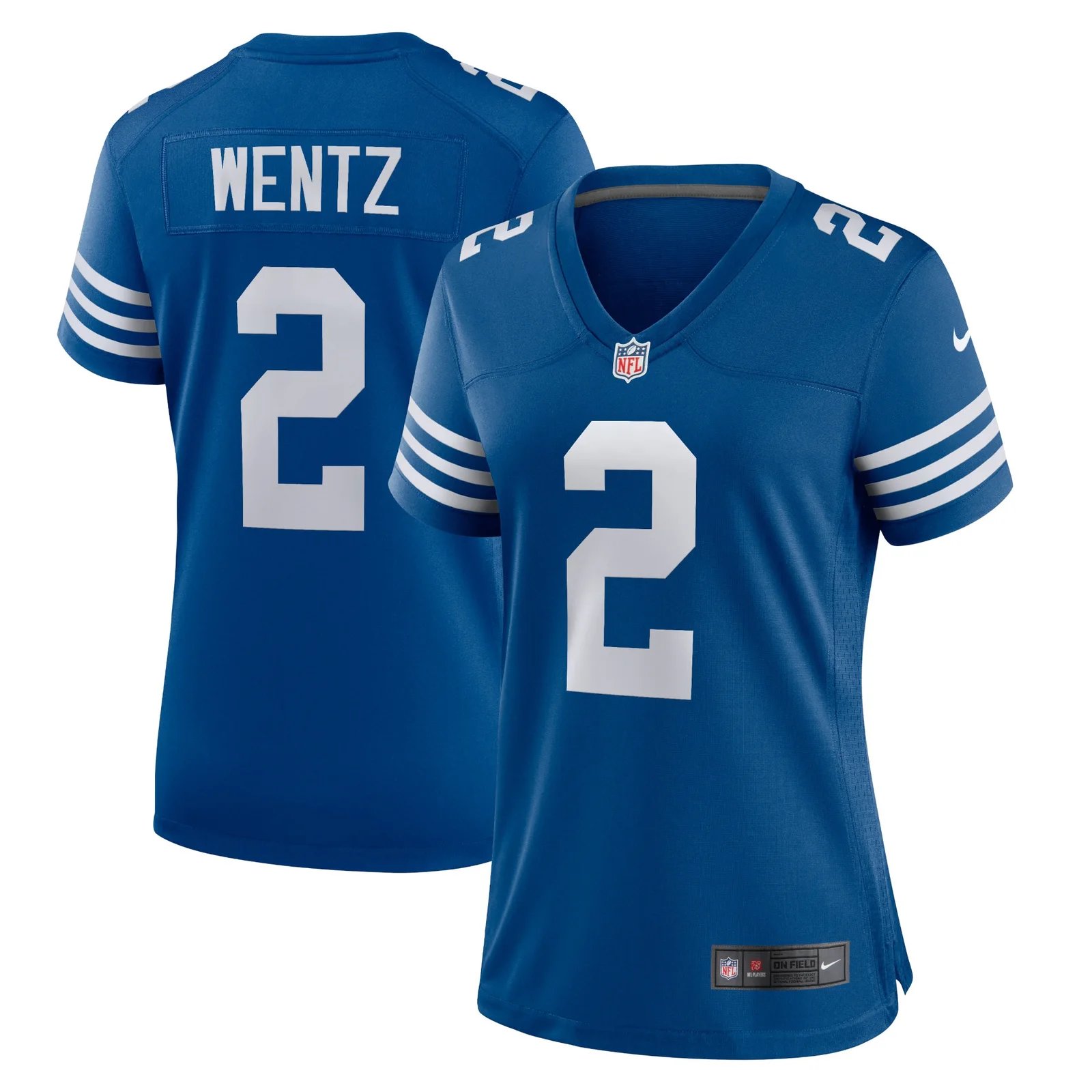 Carson Wentz Indianapolis Colts Woman's Alternate Game Jersey - Royal -