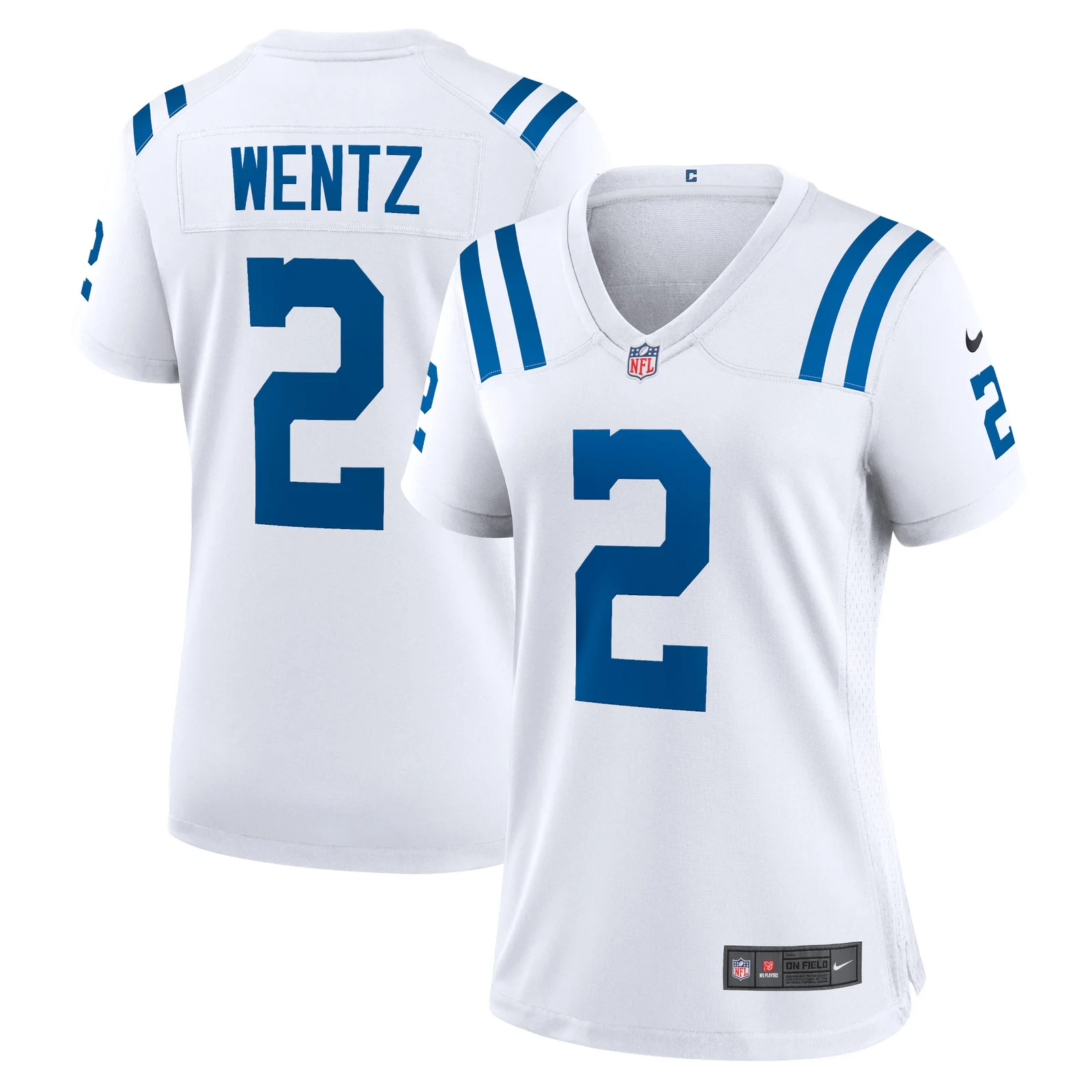 Carson Wentz Indianapolis Colts Woman's Game Jersey - White -