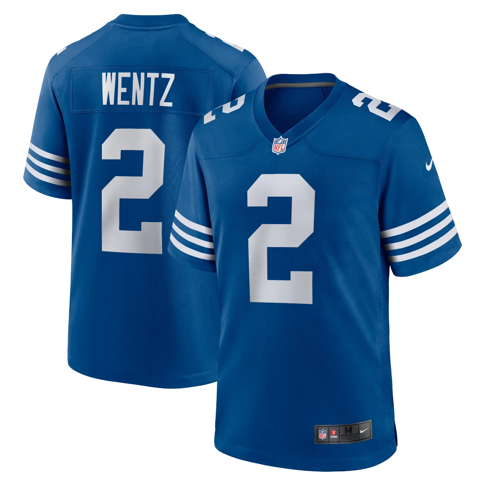 Men's Carson Wentz Royal Indianapolis Colts Alternate Game Jersey -
