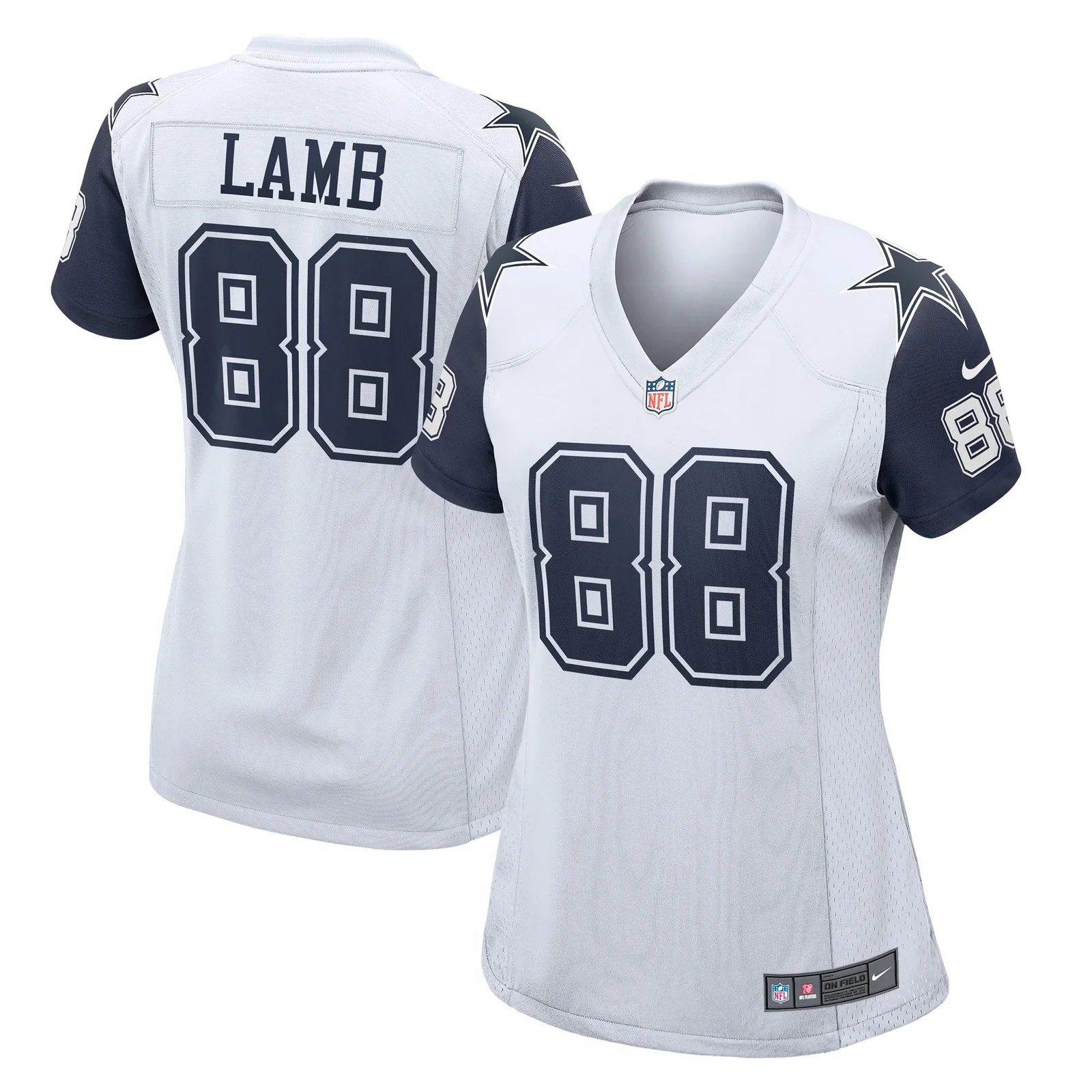 CeeDee Lamb Dallas Cowboys Woman's 2nd Alternate Game Jersey - White -