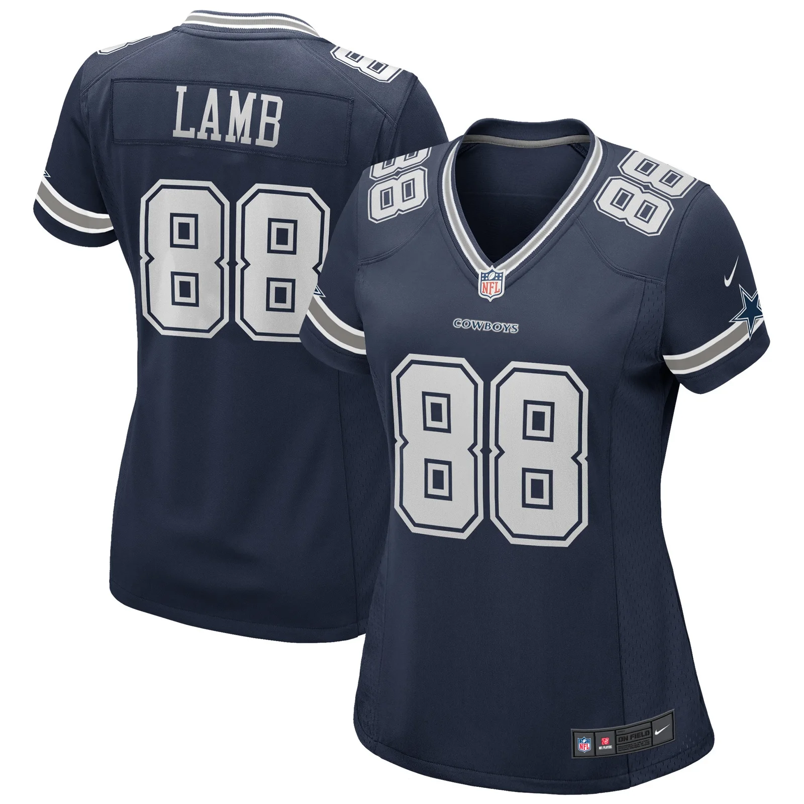 CeeDee Lamb Dallas Cowboys Woman's Game Jersey - Navy -