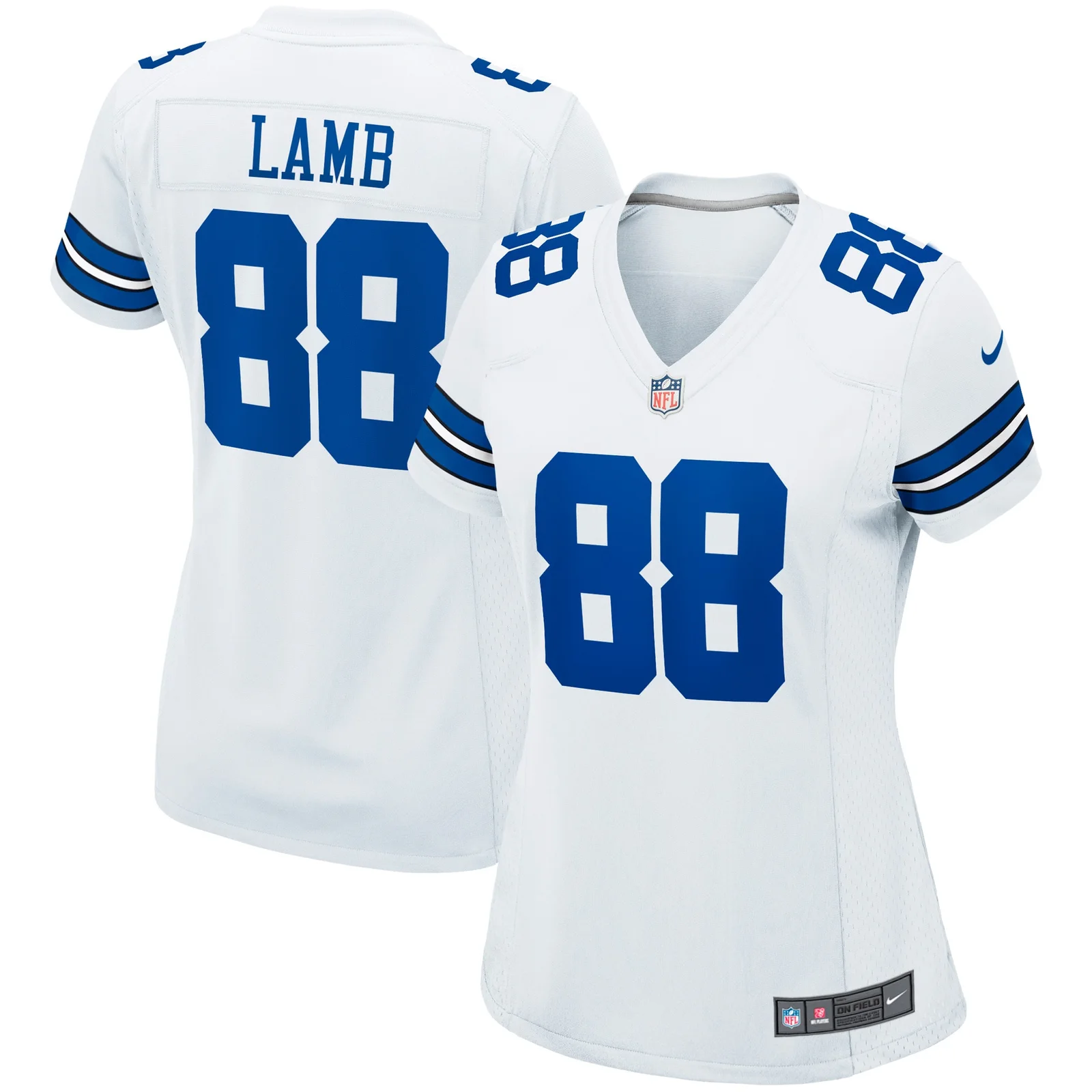 CeeDee Lamb Dallas Cowboys Woman's Game Jersey - White -