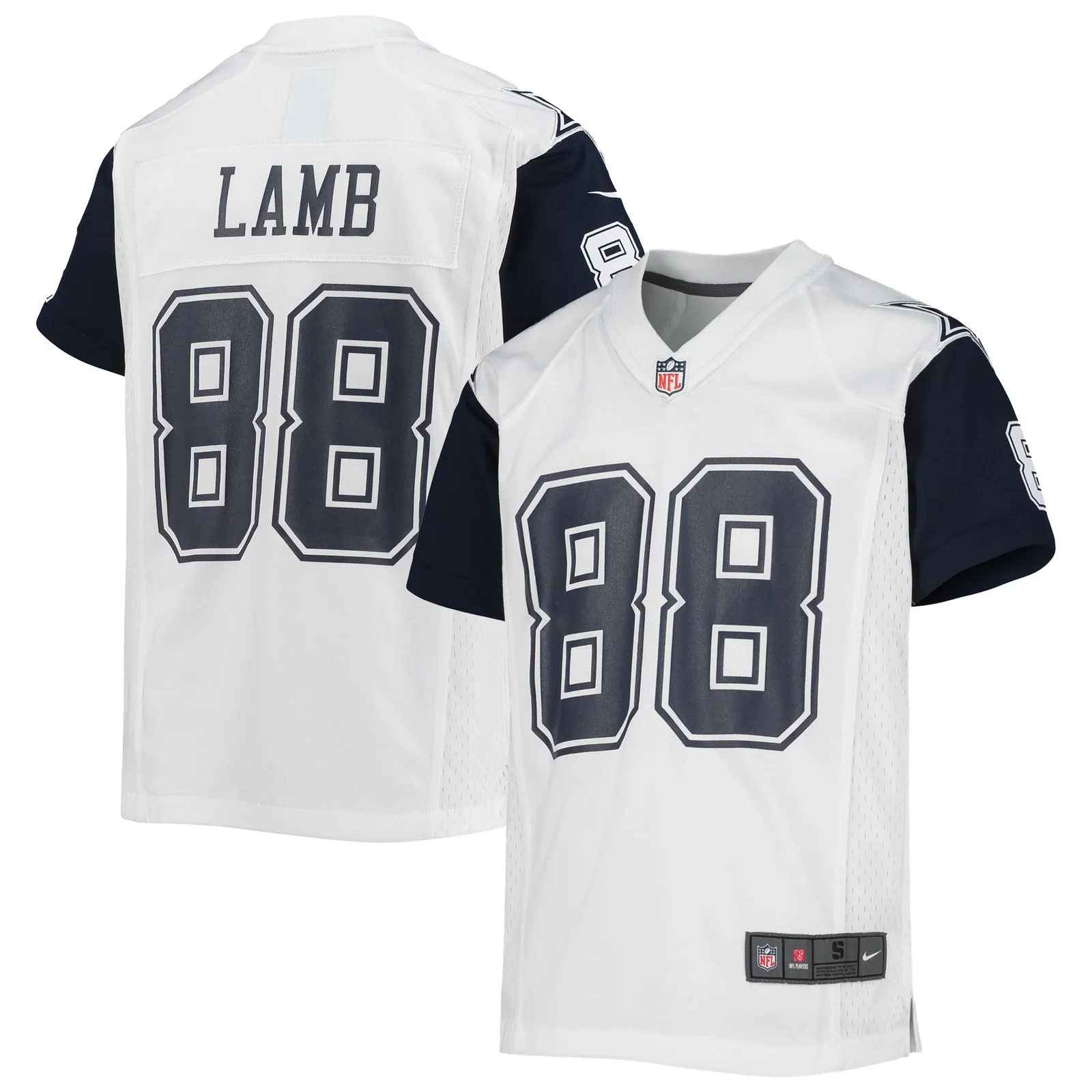 CeeDee Lamb Dallas Cowboys Youth Alternate Game Jersey - White -